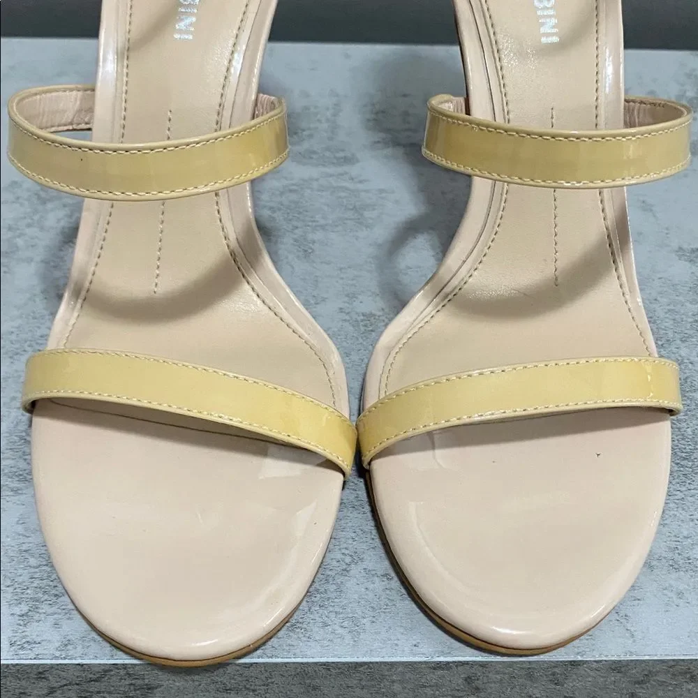 Gianni Bini Tan Strappy Stiletto Heels Size 7 - Picture 5 of 11